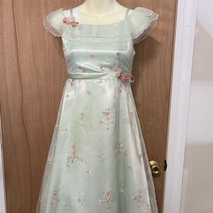 Bonnie Jean Dress Green Kids Girls size 10